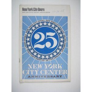 New York City Opera 25th Anniversary Program 1968 Louise Fuente Francesca Corkle
